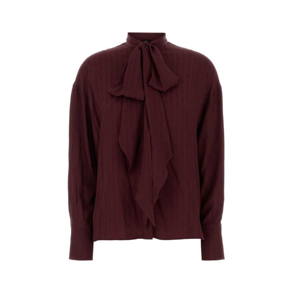 Etro Women Grape Crepe Shirt